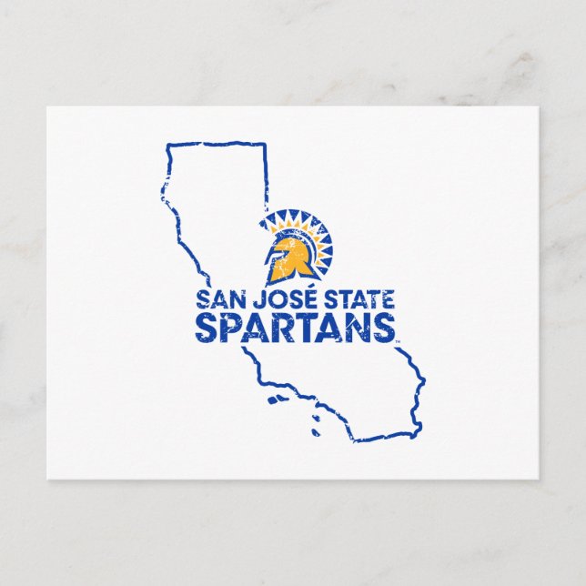 San Jose State Spartans Love Postcard (Front)