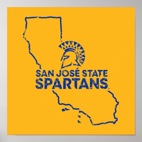 San Jose State Spartans Love Poster