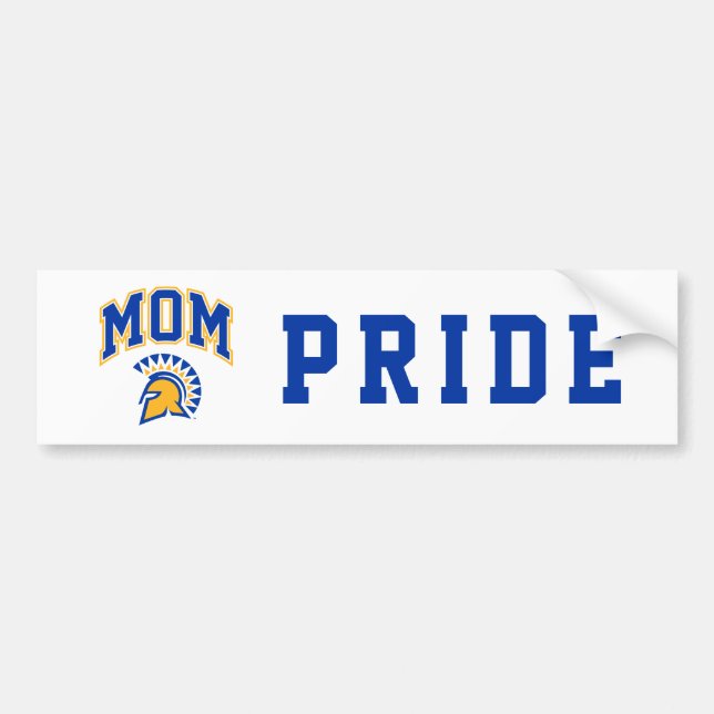 San Jose State Spartans Mom Bumper Sticker (Front)