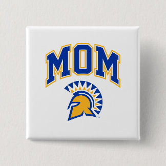 San Jose State Spartans Mom Button