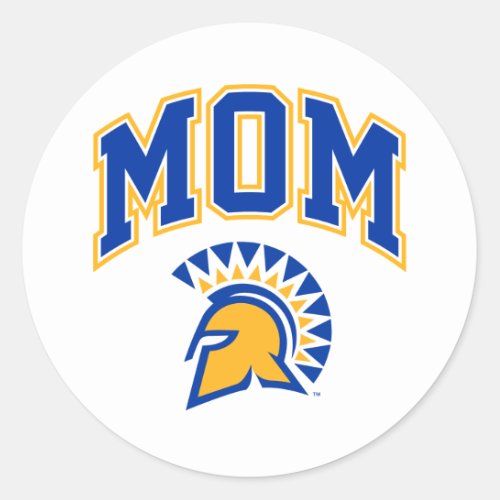 San Jose State Spartans Mom Classic Round Sticker