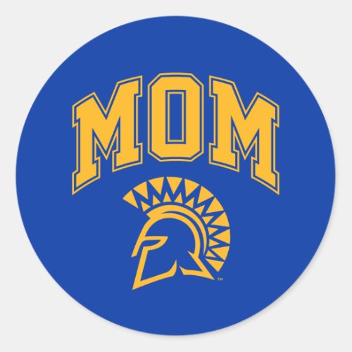 San Jose State Spartans Mom Classic Round Sticker