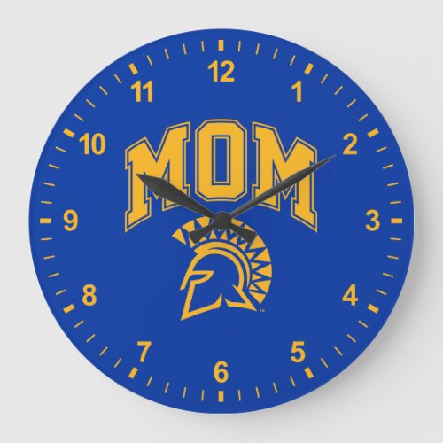 San Jose State Spartans Mom Large Clock
