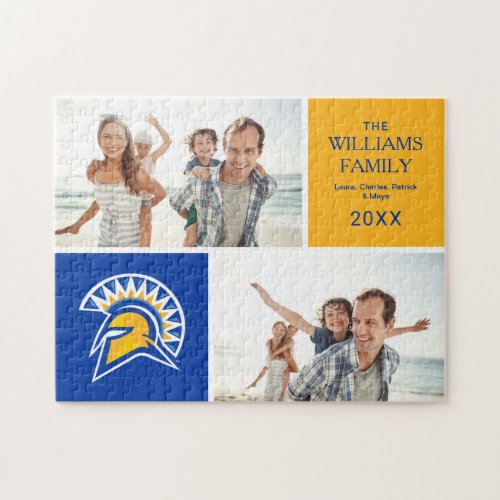 San Jose State Spartans Photo Collage Jigsaw Puzzle