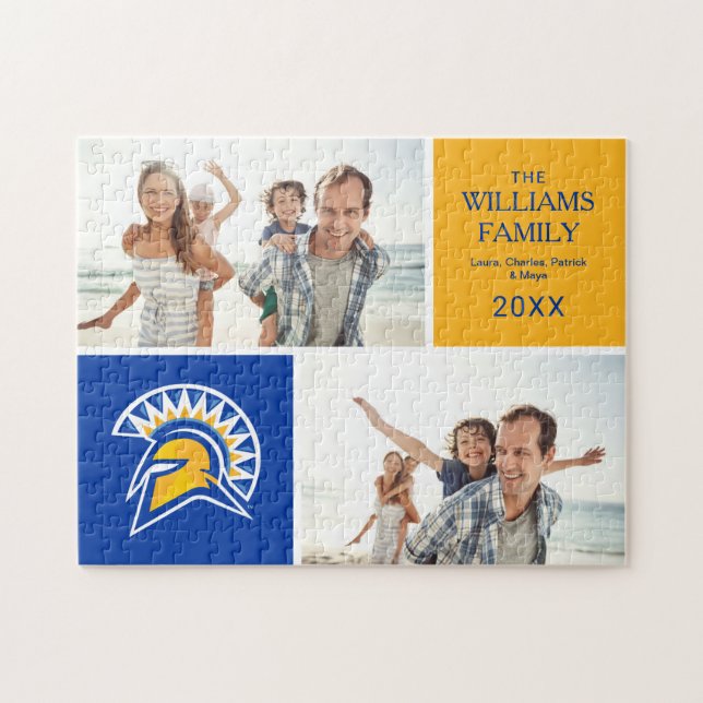 San Jose State Spartans Photo Collage Jigsaw Puzzle (Horizontal)