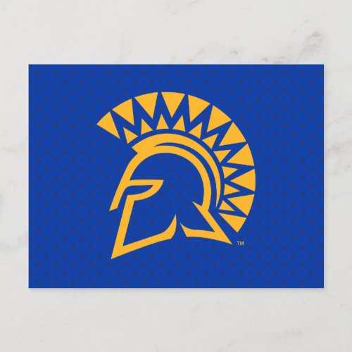 San Jose State Spartans Polka Dot Pattern Invitation Postcard