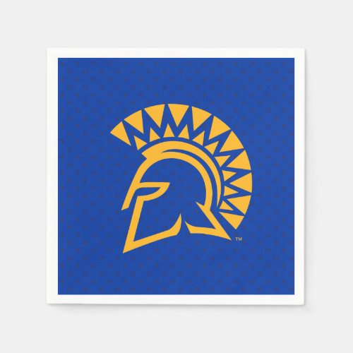 San Jose State Spartans Polka Dot Pattern Napkins