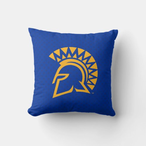 San Jose State Spartans Polka Dot Pattern Throw Pillow