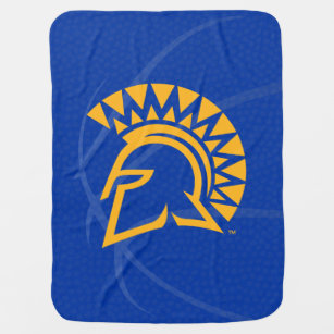San Jose State Spartans State Basketball Baby Blanket