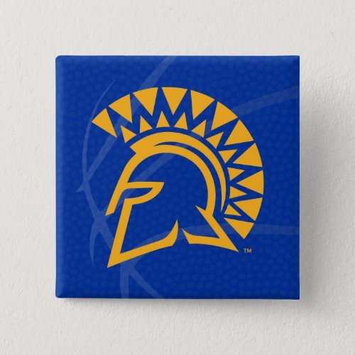 San Jose State Spartans State Basketball Button