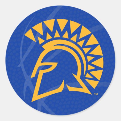 San Jose State Spartans State Basketball Classic Round Sticker