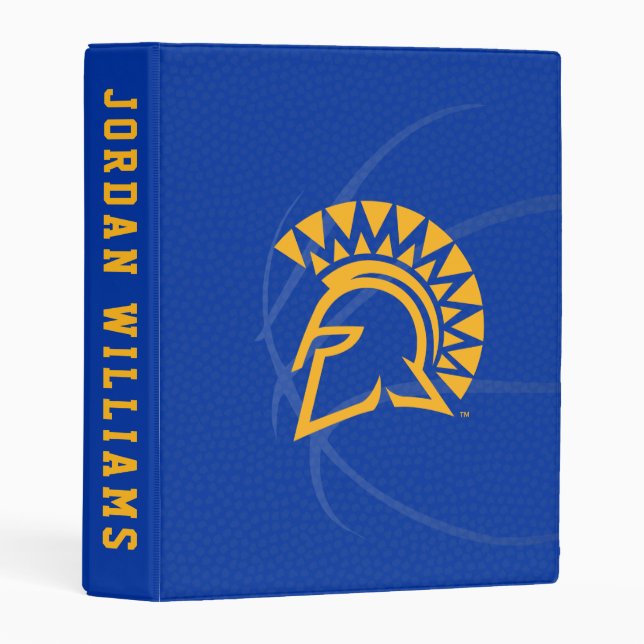 San Jose State Spartans State Basketball Mini Binder (Front/Spine)