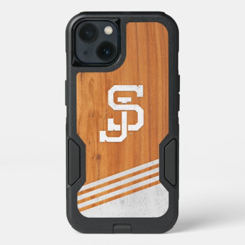 San Jose State Spartans wood cement stripe iPhone 13 Case