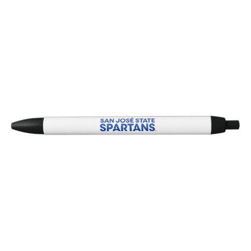 San Jose State Spartans Wordmark Black Ink Pen