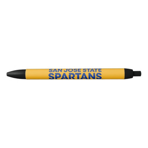 San Jose State Spartans Wordmark Black Ink Pen