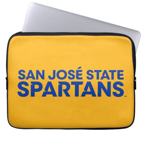 San Jose State Spartans Wordmark Laptop Sleeve