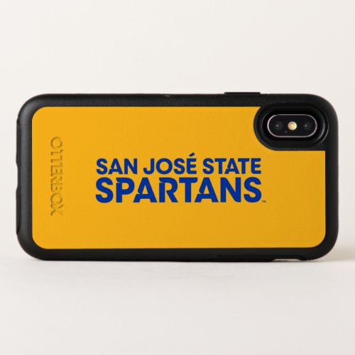 San Jose State Spartans Wordmark OtterBox Symmetry iPhone XS Case