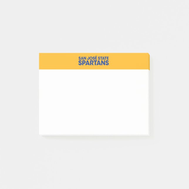 San Jose State Spartans Wordmark Post-it Notes (Front)