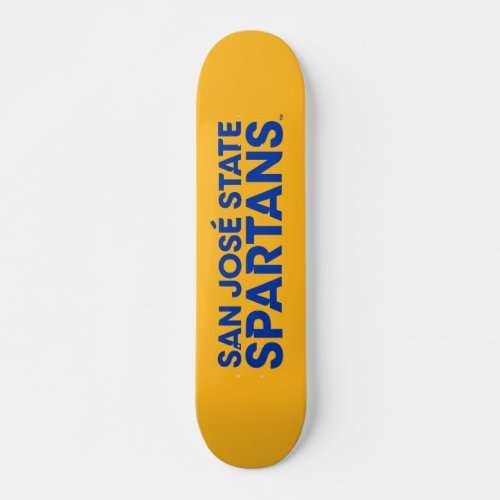 San Jose State Spartans Wordmark Skateboard