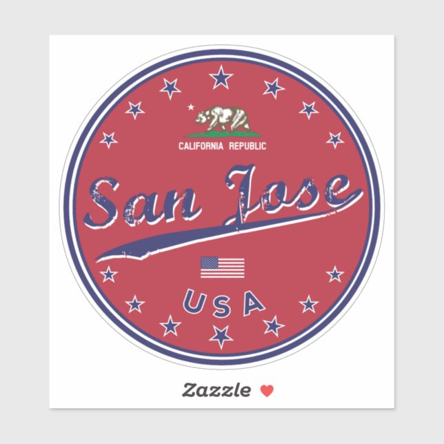 San Jose Sticker (Sheet)