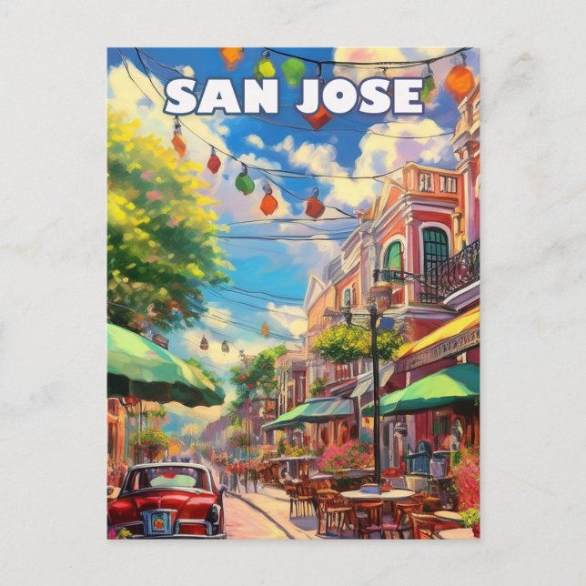 San José, the vibrating heart of Costa Rica Postcard (Front)