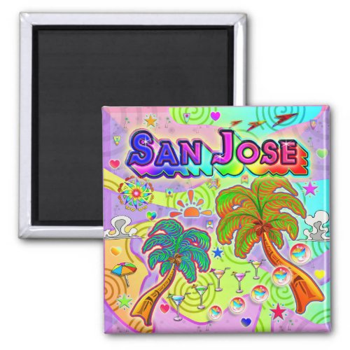 San Jose Vacation Target Magnet