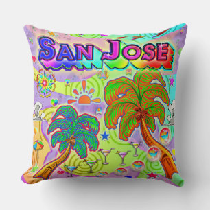 San Jose Vacation Target Pillow