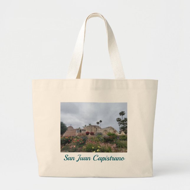 San Juan Capistrano   Large Tote Bag (Front)