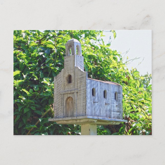San Juan Capistrano Mission Birdhouse Postcard (Front)