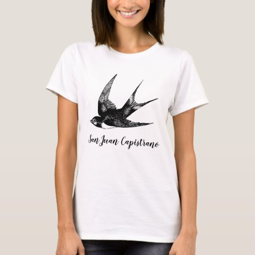 San Juan Capistrano Swallow T_Shirt