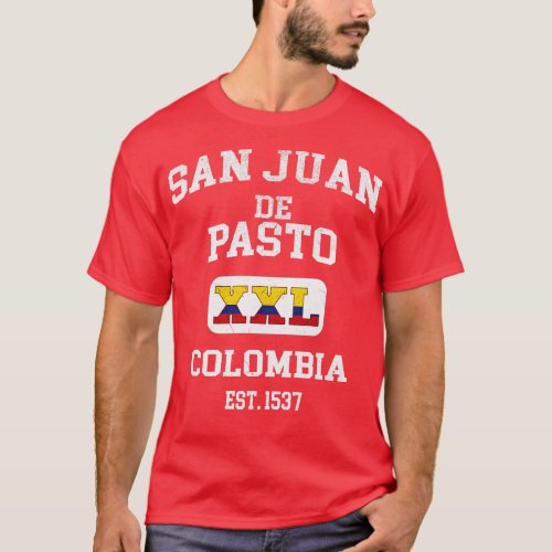San Juan de Pasto Colombia XXL Athletic design 1 T_Shirt