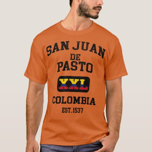 San Juan de Pasto Colombia XXL Athletic design T_Shirt