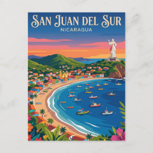 San Juan del Sur Nicaragua Postcard