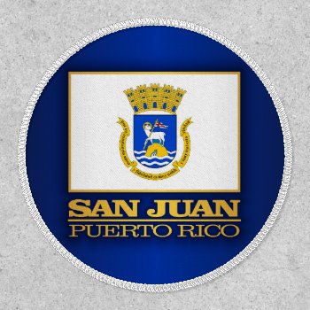 San Juan Flag Patch by NativeSon01 at Zazzle