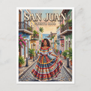 San Juan historic district Puerto Rico Postcard