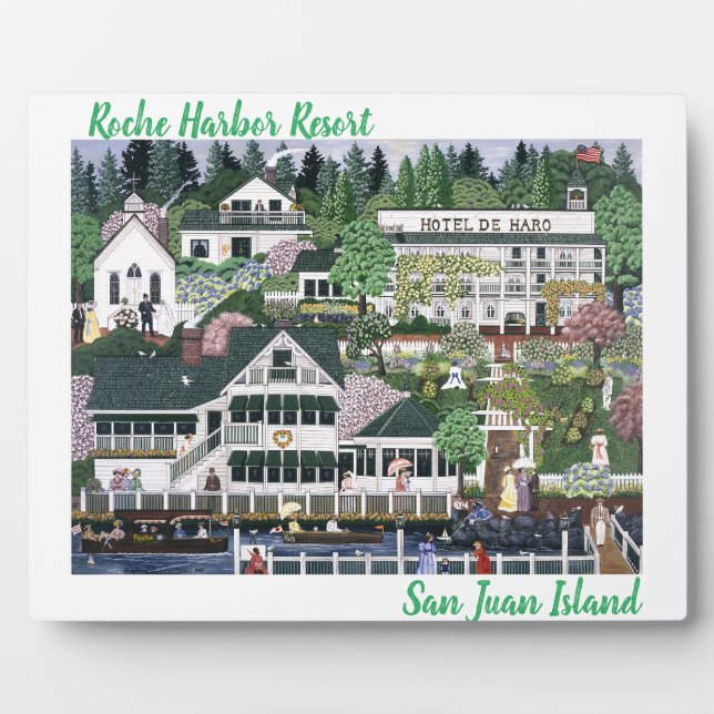 San Juan Island ~ Roche Harbor Plaque (Front)