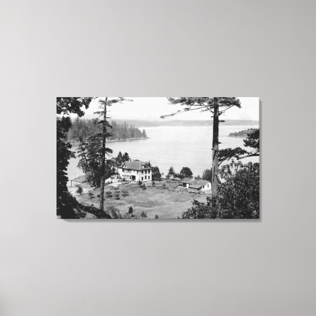 San Juan Island, WAGuam A Lama View Photograph Canvas Print (Front)