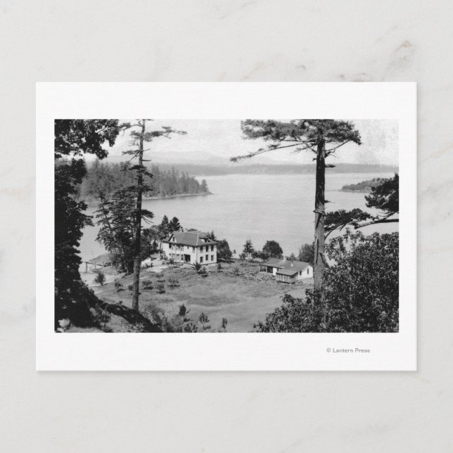 San Juan Island, WAGuam A Lama View Photograph Postcard (Front)