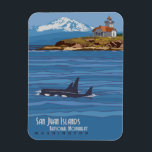 San Juan Islands Magnet<br><div class="desc">Magnet of San Juan Islands National Monument, Washington.</div>