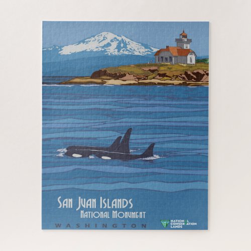 San Juan Islands National Monument Poster Jigsaw Puzzle