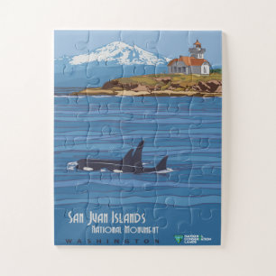 San Juan Islands National Monument Poster Jigsaw Puzzle
