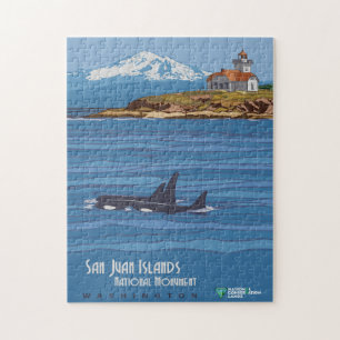 San Juan Islands National Monument Poster Jigsaw Puzzle
