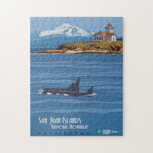 San Juan Islands National Monument Poster Jigsaw Puzzle