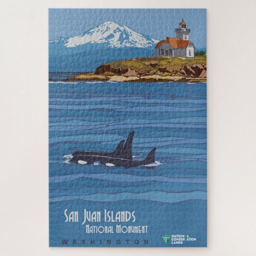 San Juan Islands National Monument Poster Jigsaw Puzzle