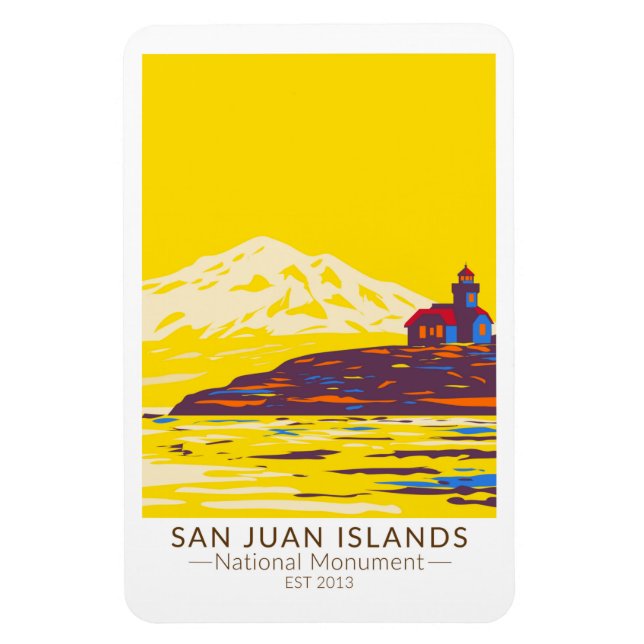 San Juan Islands National Monument Washington  Magnet (Vertical)