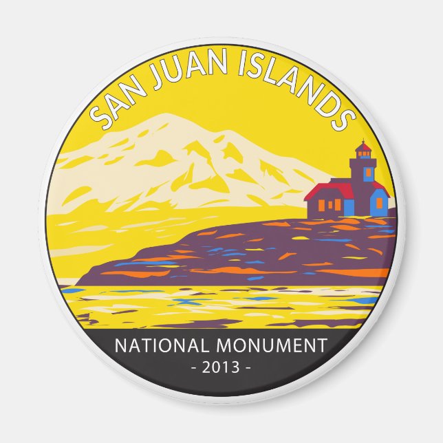 San Juan Islands National Monument Washington  Magnet (Front)