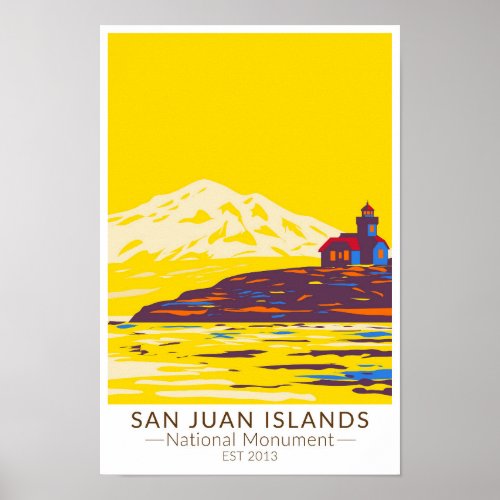 San Juan Islands National Monument Washington  Poster