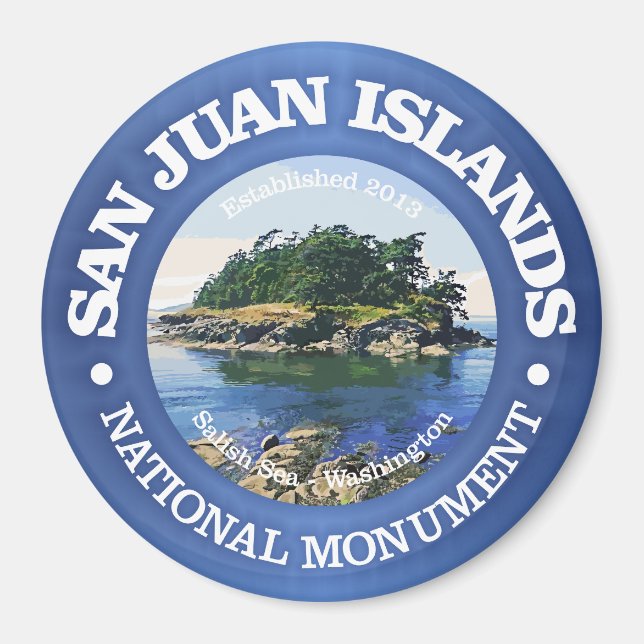 San Juan Islands (NM) Magnet (Front)