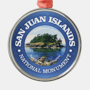 San Juan Islands (NM) Metal Ornament