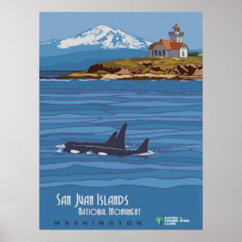 San Juan Islands Poster by marainey1 at Zazzle